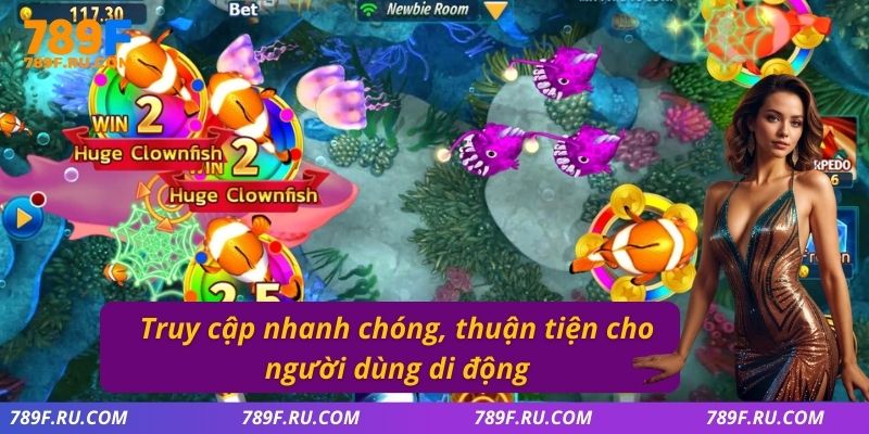 Truy cập nhanh chóng, thuận tiện cho người dùng di động